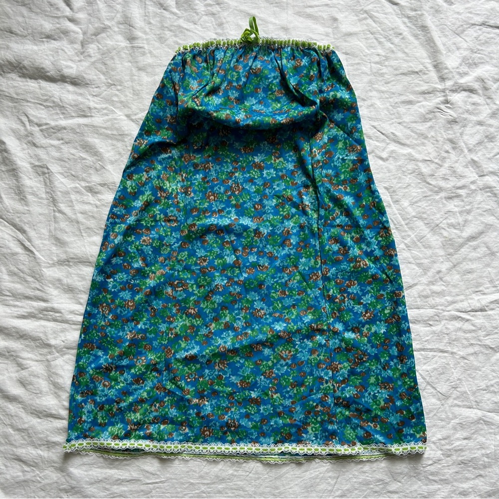 Vintage 1970’s Strapless Mini Slip Dress